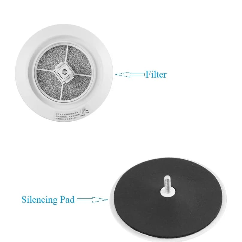 Vent Round | 3-Position Push A/C Diffuser | White ABS Plastic - Thumbnail 5