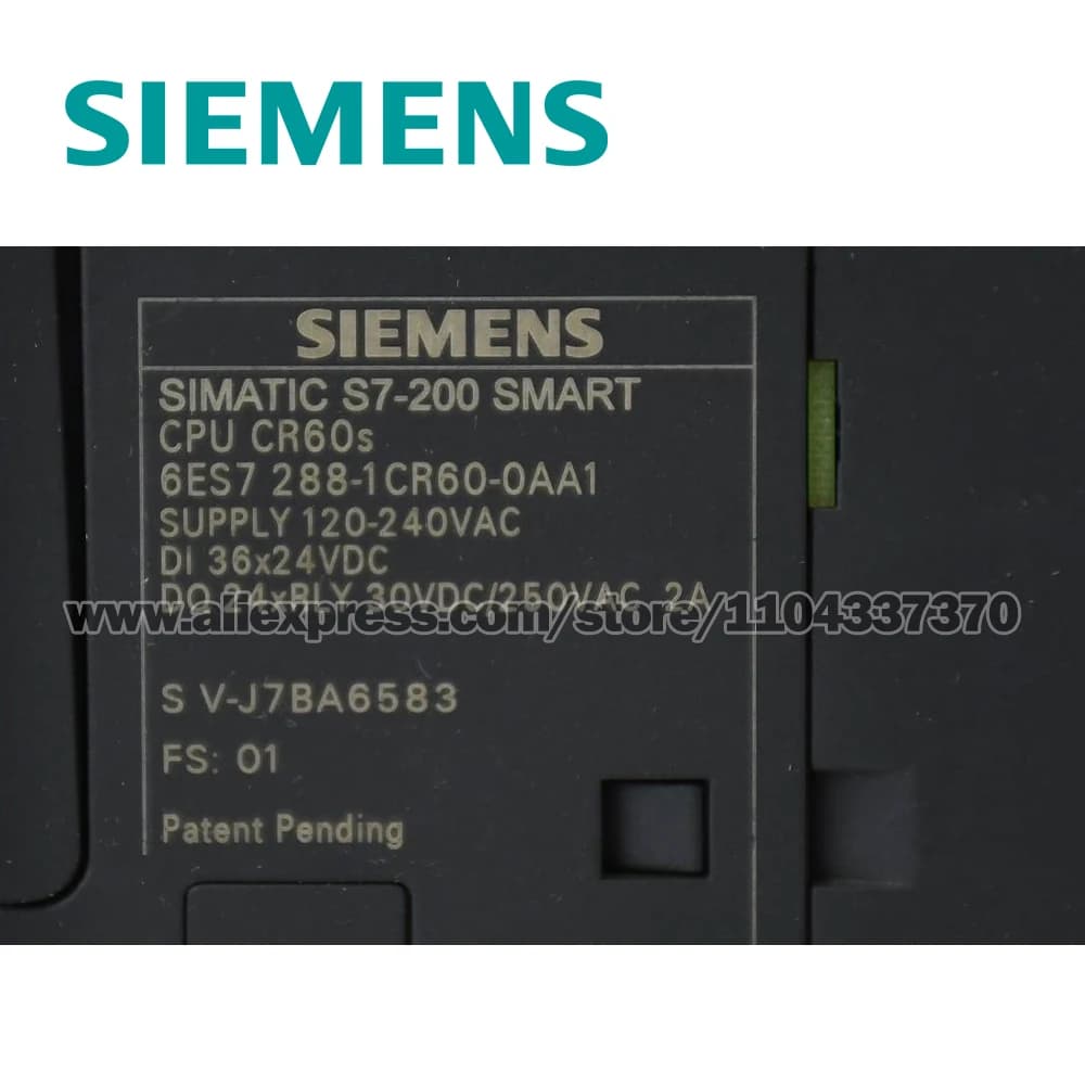 S7-200 SMART CR60s PLC | Compact CPU with 36 Inputs & 24 Relay Outputs | 6ES7288-1CR60-0AA1 - Thumbnail 5