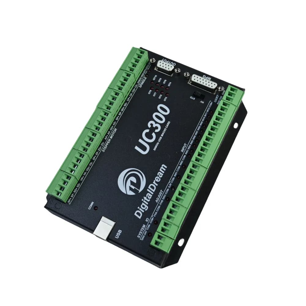 CNC Motion Controller | UC300 USB Interface | 4/6-Axis Mach3 Board | 300KHz, 24VDC - Thumbnail 4