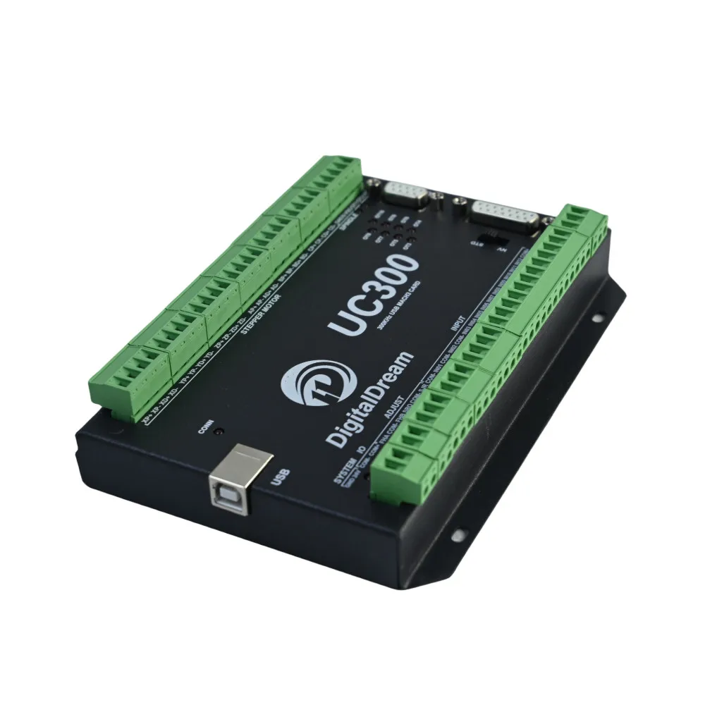 CNC Motion Controller | UC300 USB Interface | 4/6-Axis Mach3 Board | 300KHz, 24VDC - Thumbnail 2