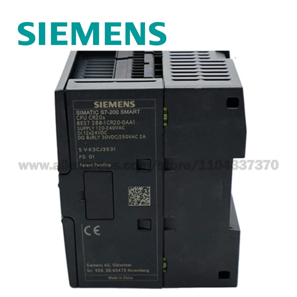 SIMATIC S7-200 SMART CR20s PLC | Compact AC/DC/Relay CPU | 6ES7288-1CR20-0AA1 - Thumbnail 4