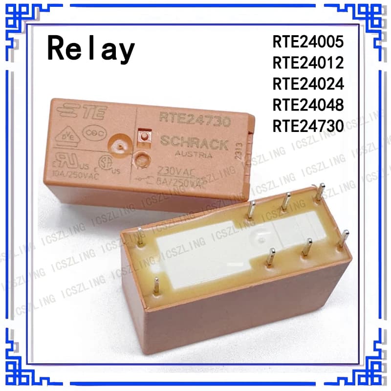 Series Power Relay | 5-Pack | DPDT 8-Pin | 8A 250VAC for 5-48VDC Control - Thumbnail 2