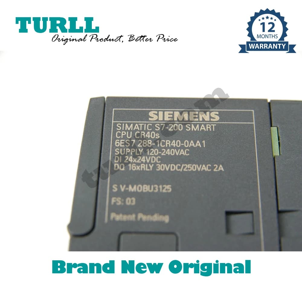 S7-200 SMART CR40 PLC | Compact CPU | AC/DC/Relay Control | Industrial Automation - Thumbnail 4