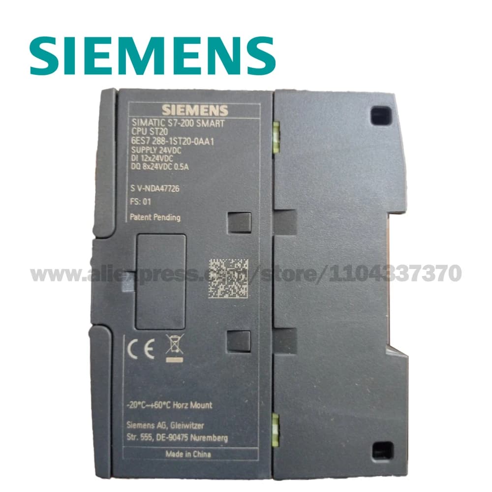 SIMATIC S7-200 SMART ST20 PLC | 12 DI / 8 DQ 24V DC Controller | 6ES7288-1ST20-0AA1 - Thumbnail 2