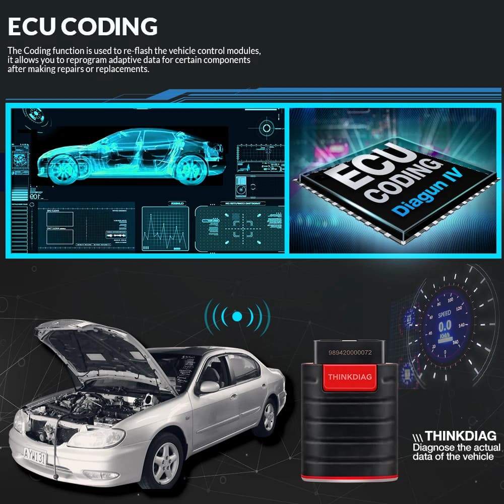 All-System Diagnostic Tool | 16 ECU Resets + 1 Year Free | OBD2 Scanner with Auto VIN - Thumbnail 5