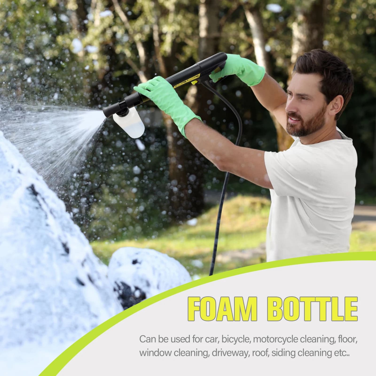 Pressure Washer 4800PSI 2.9GPM | 25 Ft Hose & 4 Nozzles | Pool, Patio, Car Cleaning - Thumbnail 3