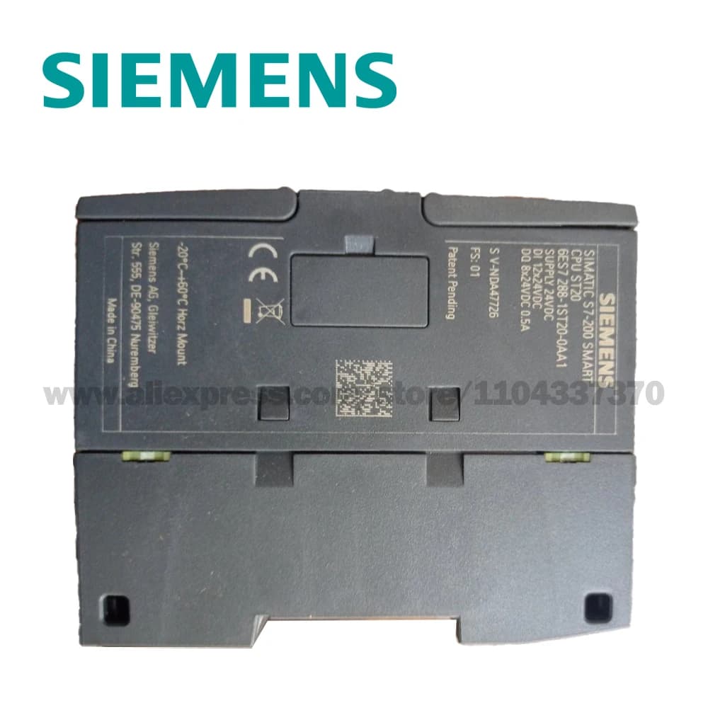 SIMATIC S7-200 SMART ST20 PLC | 12 DI / 8 DQ 24V DC Controller | 6ES7288-1ST20-0AA1 - Thumbnail 3