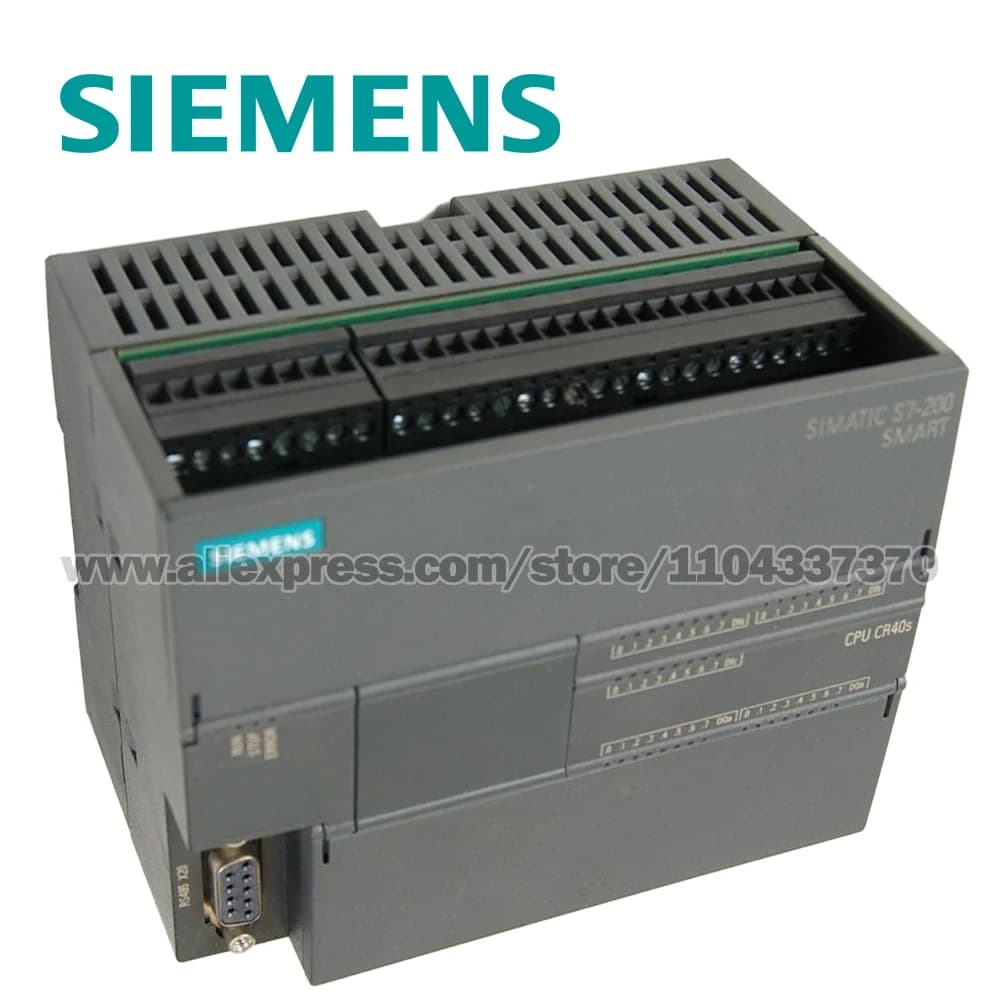 SIEMENS SIMATIC S7-200 SMART CPU CR40s, COMPACT CPU, AC/DC/RELAY, ONBOARD I/O: 24 DI 24V DC 16DO RELAY 2A 6ES7288-1CR40-0AA1 - Thumbnail 4