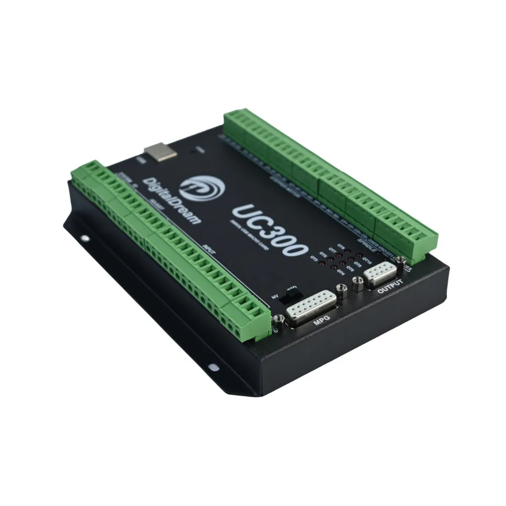 CNC Motion Controller | UC300 USB Interface | 4/6-Axis Mach3 Board | 300KHz, 24VDC - Thumbnail 3