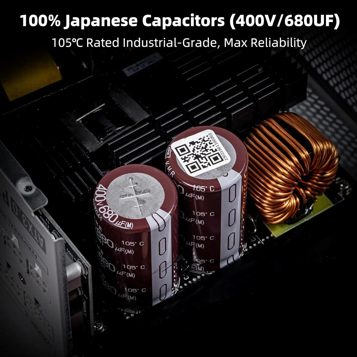 1300W Platinum ATX 3.0 PSU | PCIe 5.0 Ready | Fully Modular Gaming Power Supply - Thumbnail 5