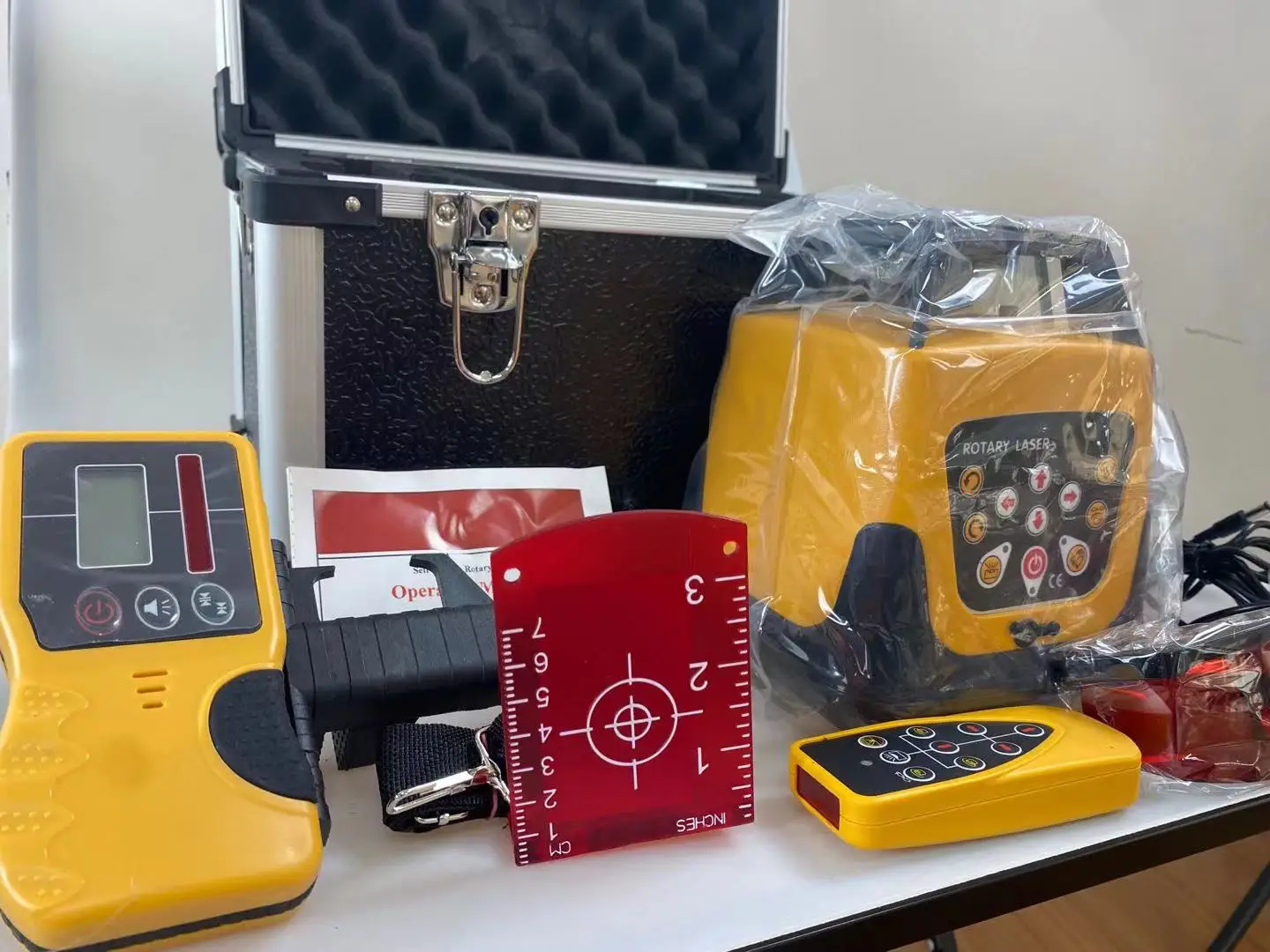 High-Accuracy Rotary Laser Level | 3D Red Beam with 500m Range | Automatic Electronic Self-Leveling - Thumbnail 4