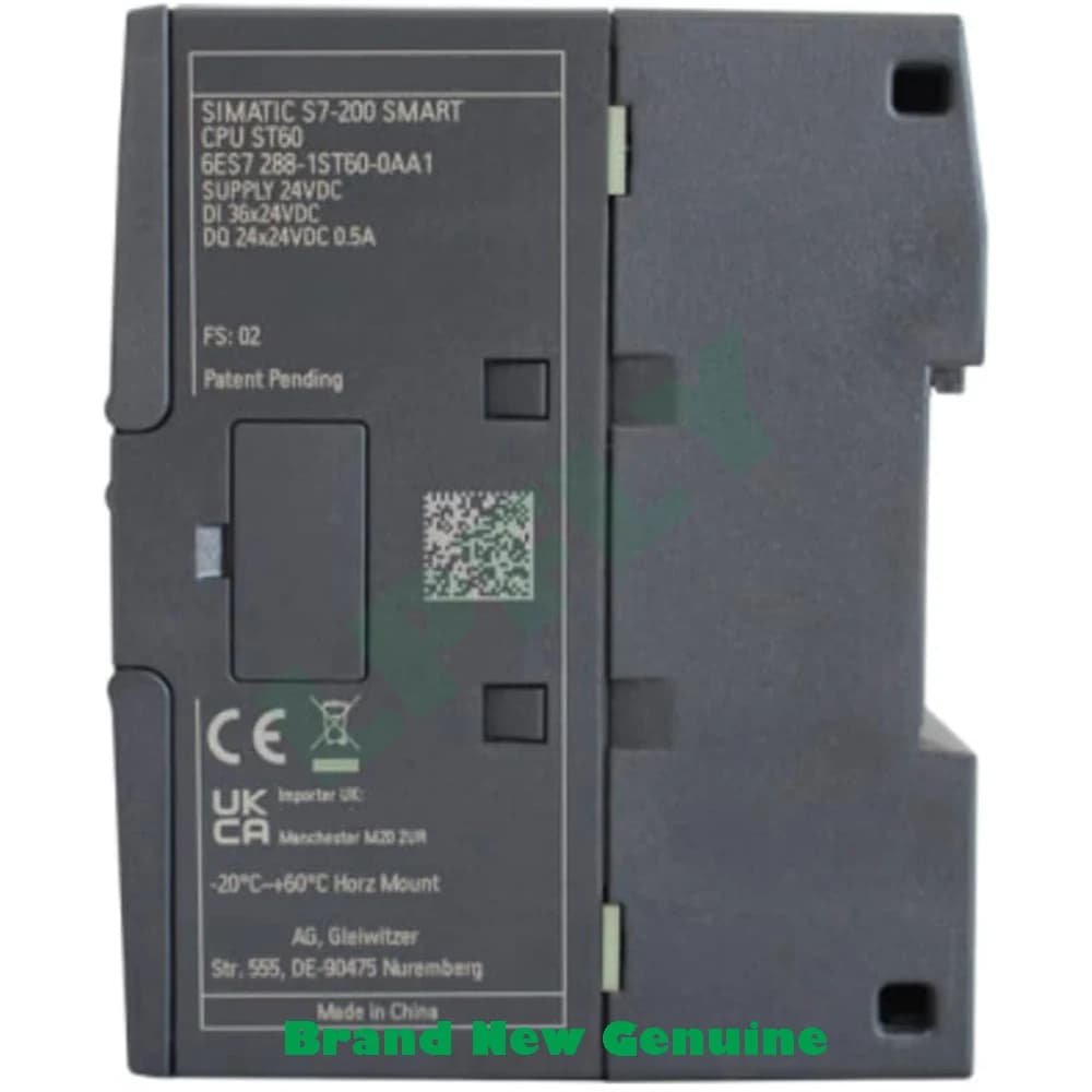 S7-200 SMART ST60 PLC | DC/DC/DC CPU Module | 6ES7288-1ST60-0AA1 | Industrial Automation - Thumbnail 2