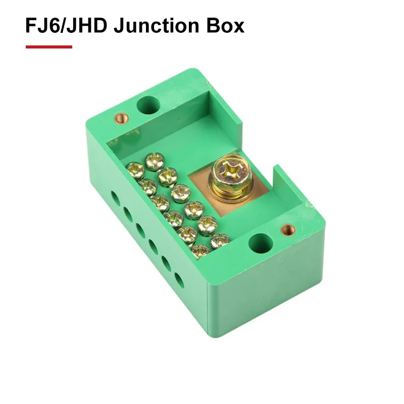 Caixa de junção fj6/jhd, divisor unipolar, 1-em, conector de fio de medição de saída múltipla, caixa de distribuição de bloco terminal monofásico - Thumbnail 5