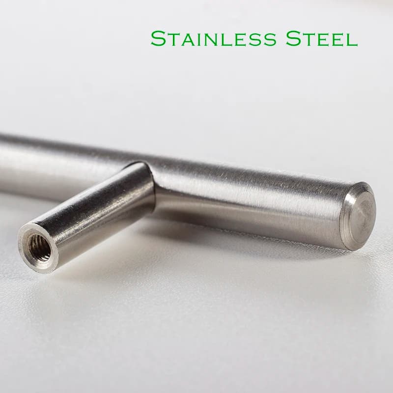 Steel Furniture Handles | Professional Grade | Glass & Wooden Door Pulls - Thumbnail 3