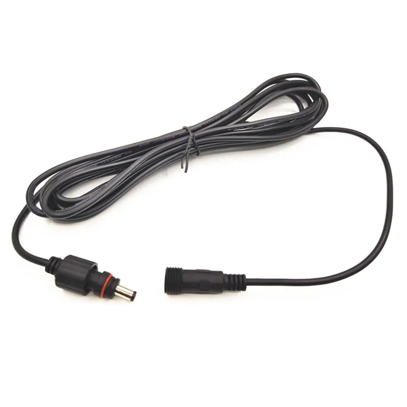 12V DC Power Extension Cable | 5M Length | 5.5x2.1mm Connector | Water-Resistant - Thumbnail 4