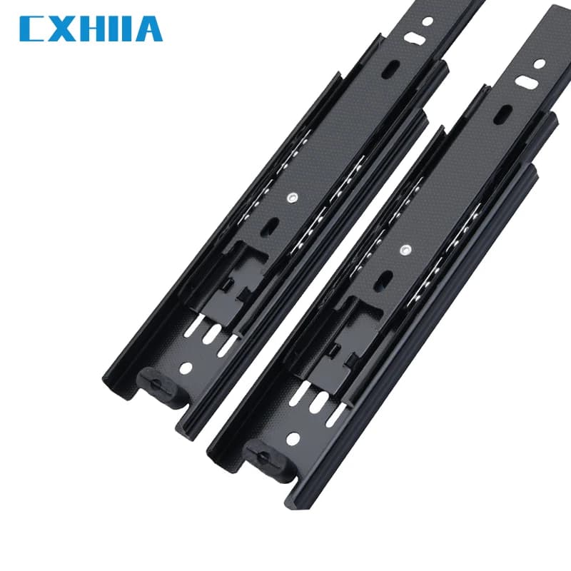 Soft-Close Drawer Slides | 45mm Side Mount | Full Extension | 45kg Load Capacity - Thumbnail 2