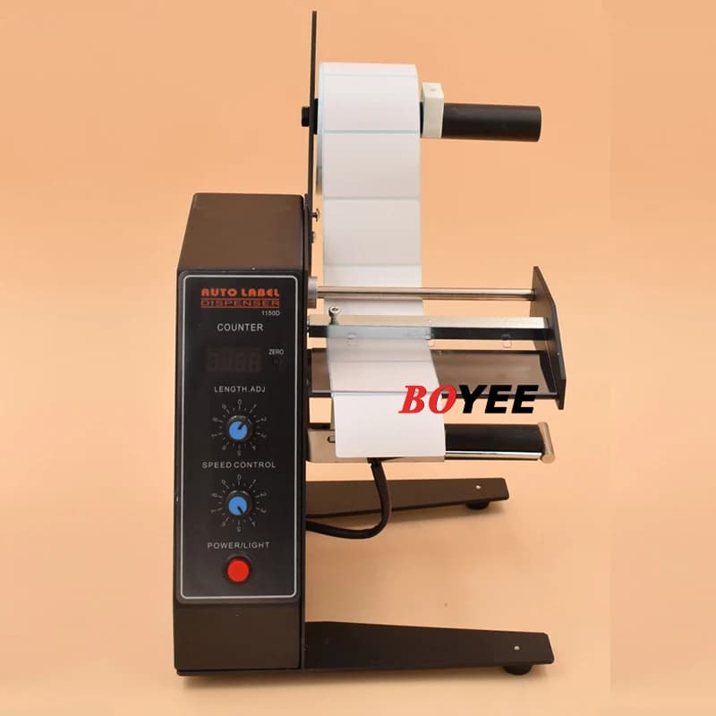 Label Applicator | Automatic Self-Adhesive Dispenser for Transparent & Clear Labels - Thumbnail 6