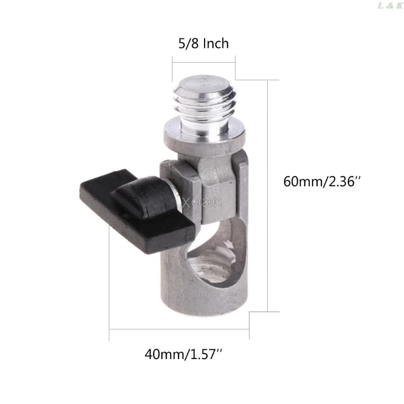 Laser Level Mount | 5/8 Angle Tripod Bracket | Dual Slope Adjustment - Thumbnail 4