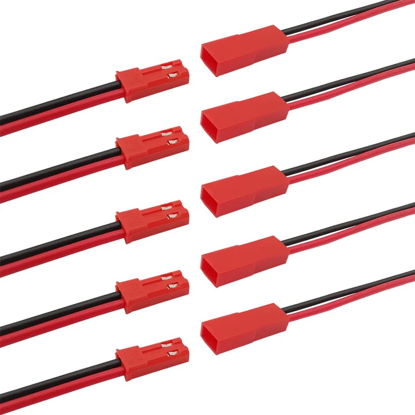 2-Pin Connector Kit | 1.25mm, 2.0mm & 2.54mm PH/XH Series | Precision Electronic Wire Plugs - Thumbnail 2