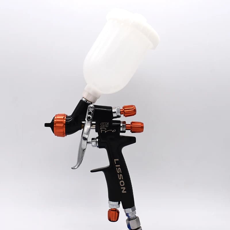 HVLP Paint Sprayer | 1.2mm Gravity Feed | Professional Repair Spray Gun with 250ml Cup - Thumbnail 3