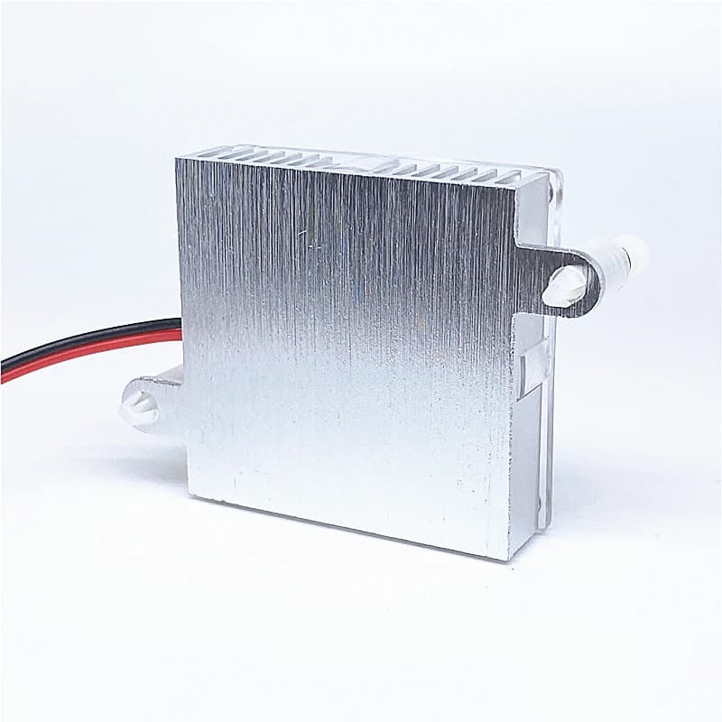 DC12V 0.1A 55mm BGA fan with aluminum heat sink for graphics card and chipset cooling, featuring a 2-pin connector.