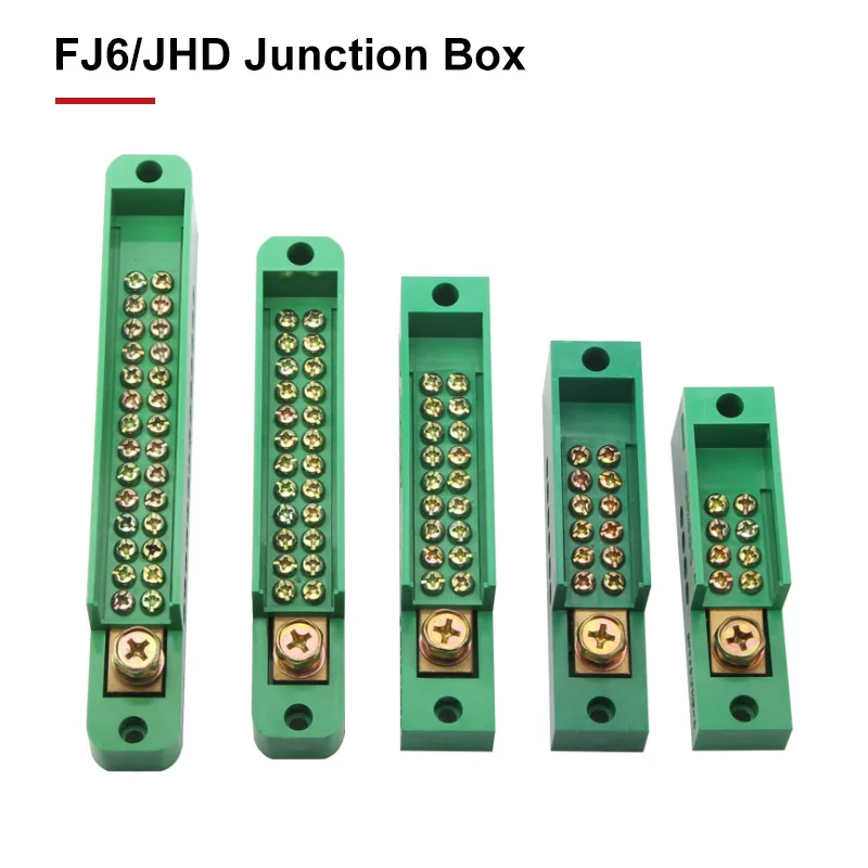 Caixa de junção fj6/jhd, divisor unipolar, 1-em, conector de fio de medição de saída múltipla, caixa de distribuição de bloco terminal monofásico - Thumbnail 2