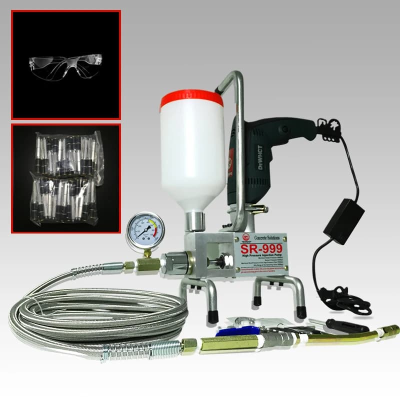 Grouting Machine 2024 | Epoxy & Polyurethane Foam Injection | Concrete Crack Waterproofing - Thumbnail 2