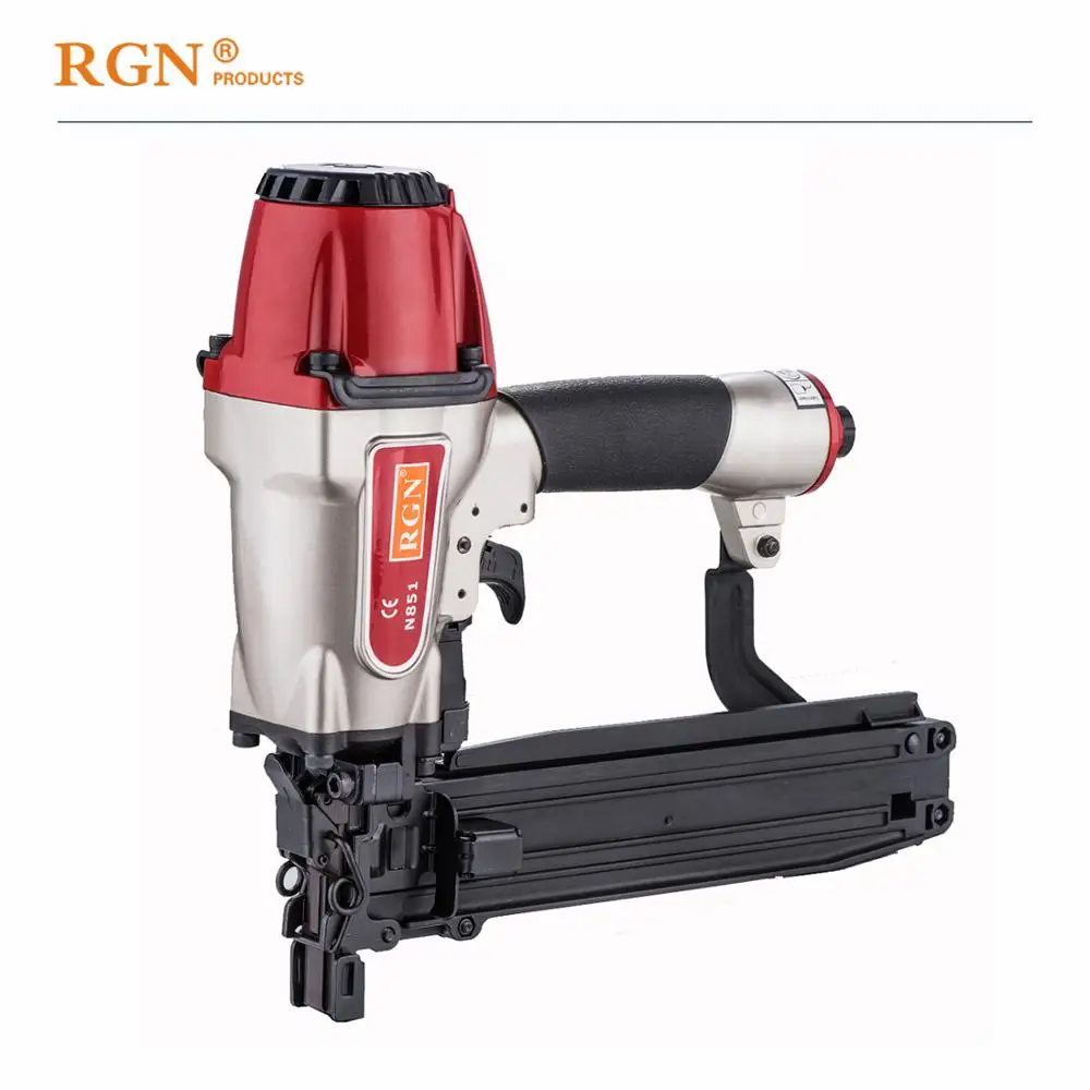 Wire Pneumatic Stapler Gun | 7/16 Inch Industrial Fastening | N851 Model for Construction - Thumbnail 2