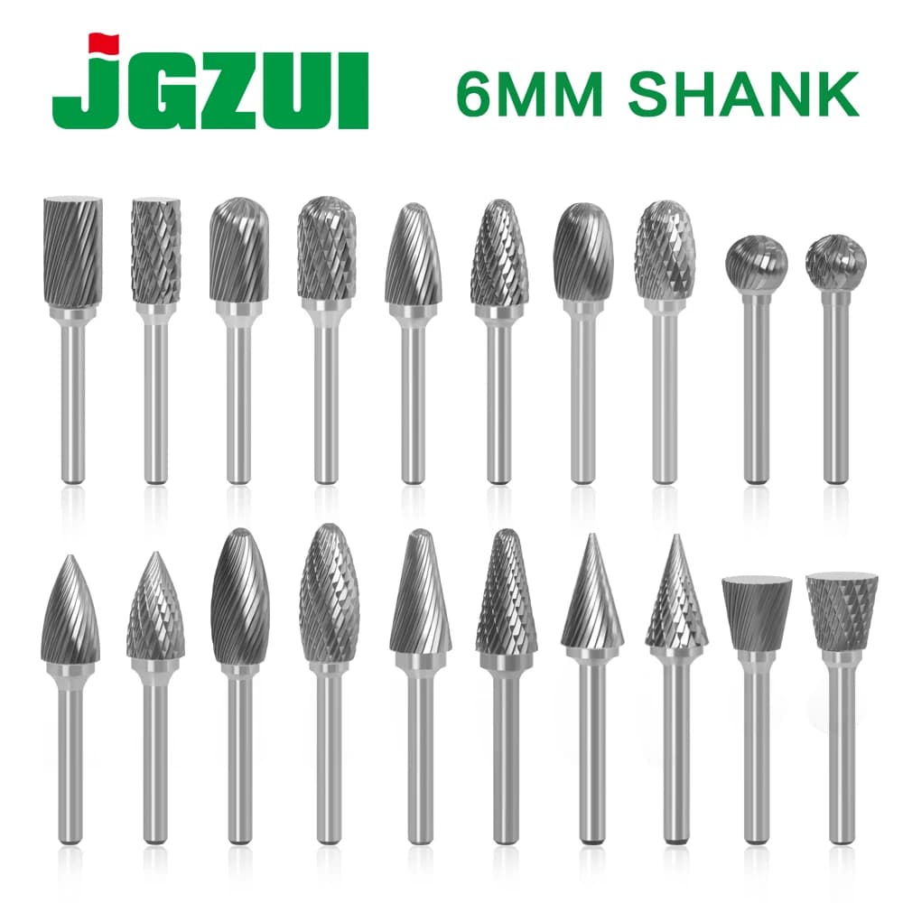 Drawing & Polishing Tool | 6mm Tungsten Carbide Rotary Burr | CNC Engraving & Milling - Thumbnail 2
