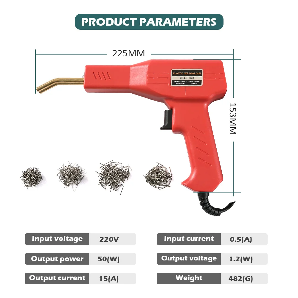 Plastic Welding Kit | Automotive Bumper Repair Tool | High-Temp Soldering Iron - Thumbnail 3
