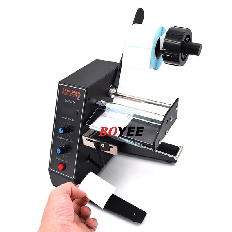 Label Applicator | Automatic Self-Adhesive Dispenser for Transparent & Clear Labels - Thumbnail 3