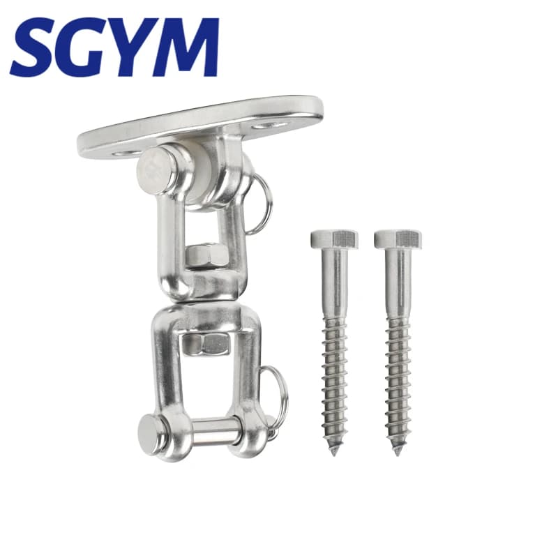 Ceiling Swing Mount Kit | Heavy-Duty SUS304 Hooks for Yoga Hammocks & Hanging Chairs - Thumbnail 3