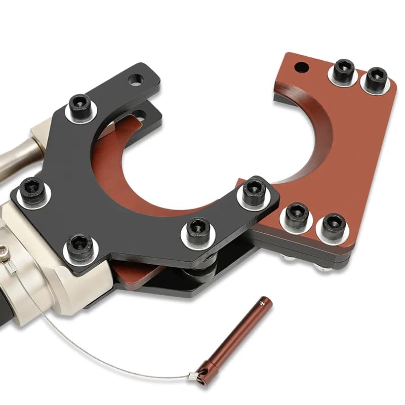 CPC-75/85/95 Hydraulic Cable Cutter with ergonomic handles, showing its powerful scissor-action jaws for cutting thick electrical cables up to 95mm.