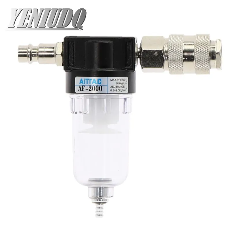 1/4 BSP Pneumatic Filter | Oil-Water Separator for Air Compressors | Heavy-Duty Copper Construction - Thumbnail 3