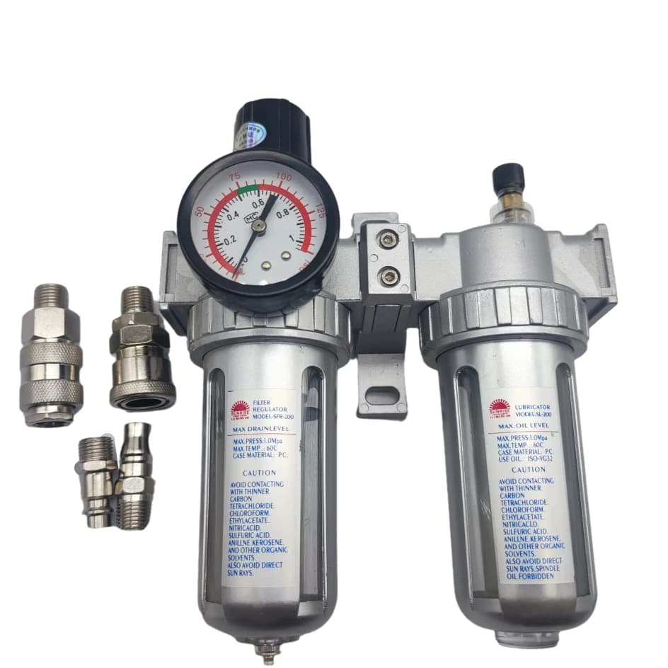 Air Compressor Filter Regulator | SFC Series | Automatic Drain & Oil-Water Separator - Thumbnail 2