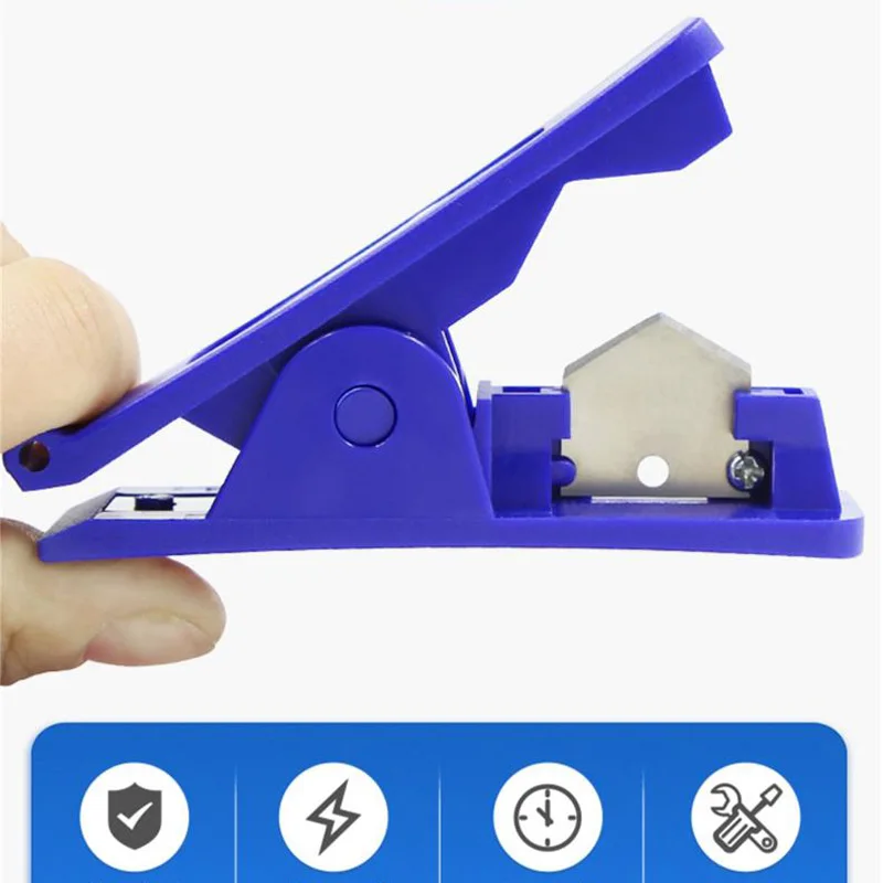 Multi-Material Tubing Cutter | Precision Tool for PVC, Rubber & Silicone Up to 16mm - Thumbnail 4