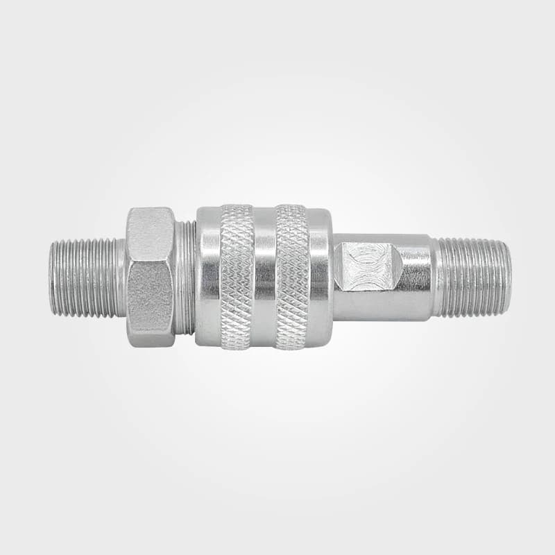 3/8 NPT Hydraulic Quick Coupler | High-Pressure Connector | Industrial Tool Accessory