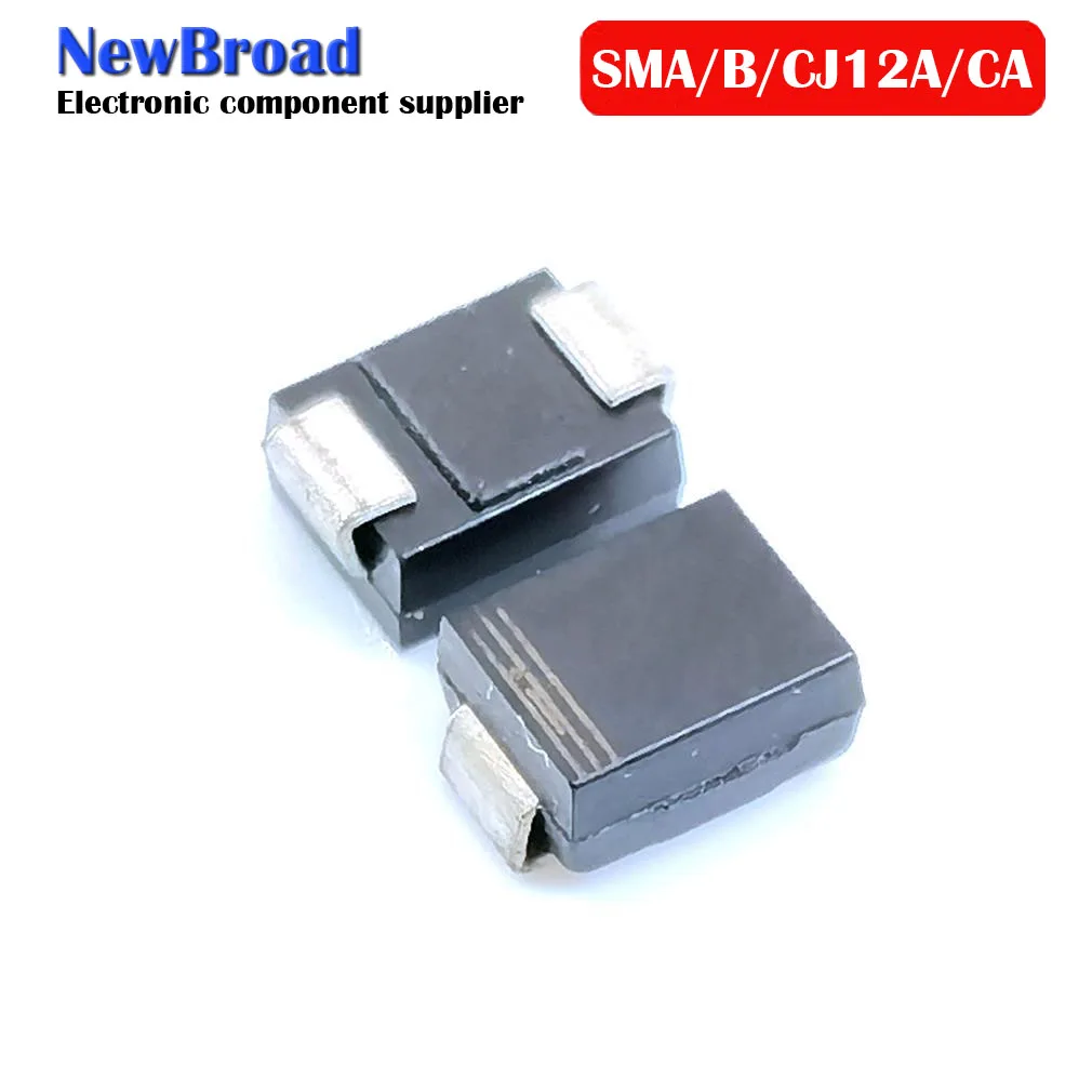 Professional-Grade TVS Diode Assortment | 12V SMAJ/SMBJ/SMCJ Series | DO-214A Surge Protection - Thumbnail 2