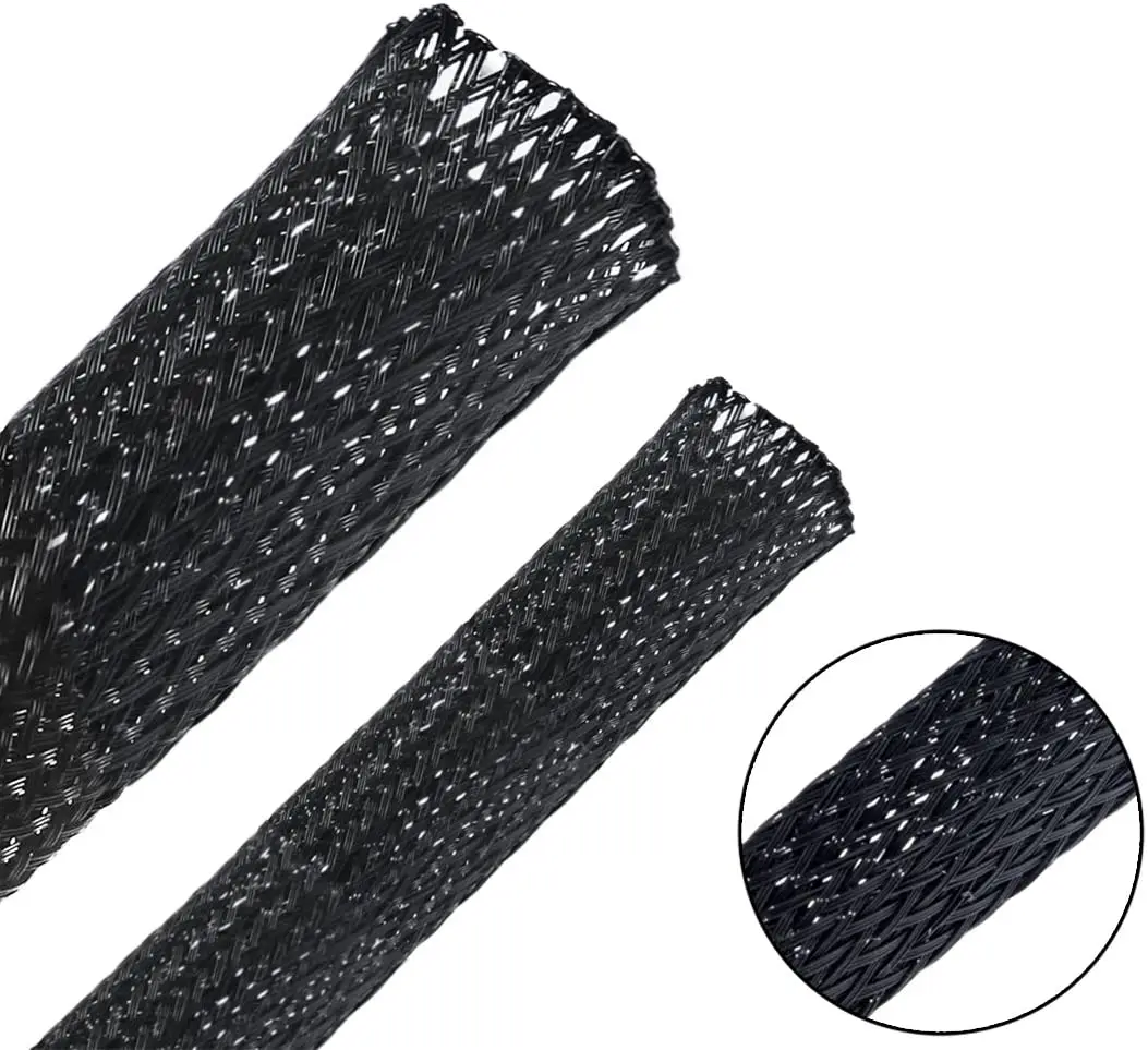 PET Braided Cable Sleeving | Heat-Resistant Wire Protection | 4-25mm Sizes - Thumbnail 3
