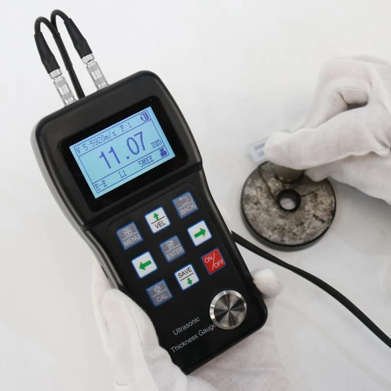 Ultrasonic Thickness Gauge | 3-40mm Range for Metal, Plastic & Glass | Digital Coating Measurement Tool - Thumbnail 7