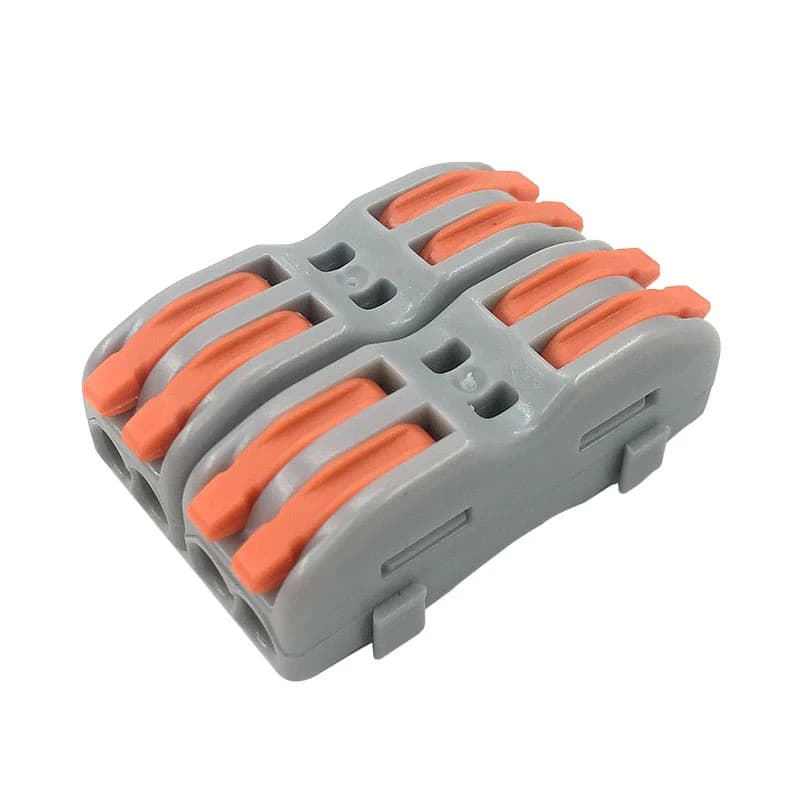 2-Pin Quick Connect Terminal Blocks | Compact LED Lighting & Electrical Wire Connectors - Thumbnail 4