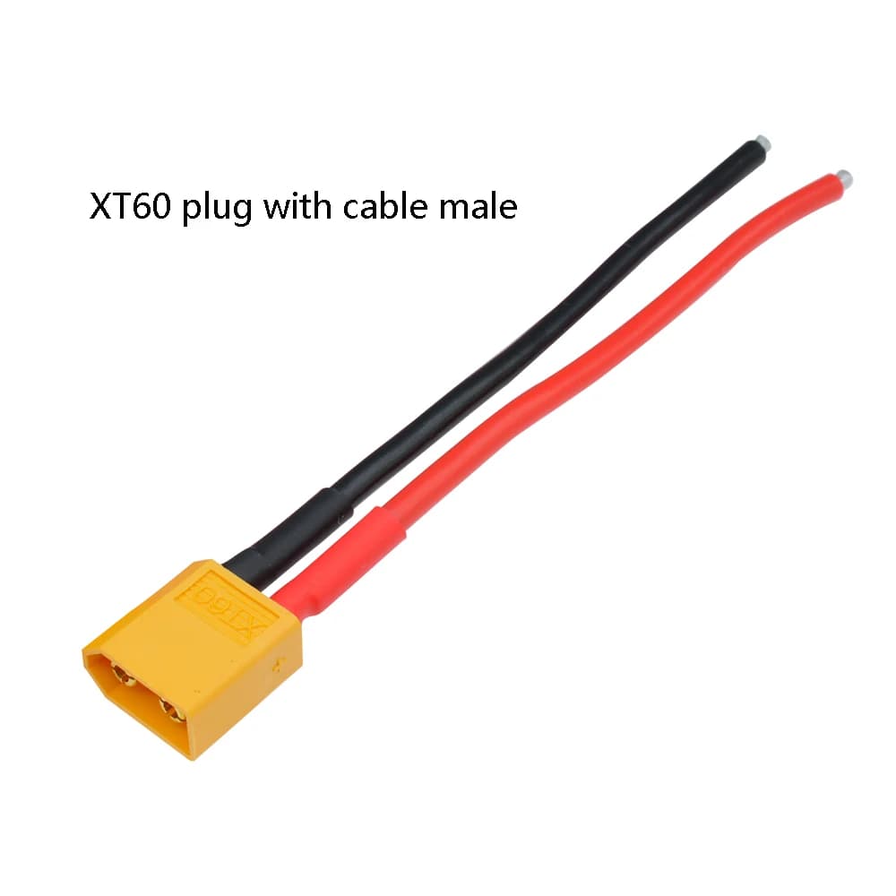 Connector Set | High-Current Bullet Plugs with 14 AWG Silicone Wire | For RC & Drone Battery Systems - Thumbnail 3