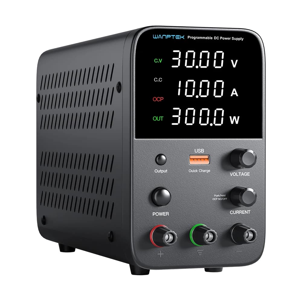 Bench Power Supply | Adjustable 30V 10A / 60V 5A DC | Precision Voltage & Current Regulator - Thumbnail 3