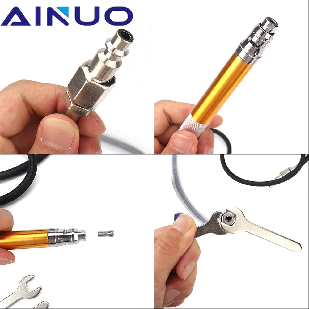 Micro Die Grinder | 3mm Pencil Tool for Engraving & Polishing | 65,000 RPM High-Speed - Thumbnail 5
