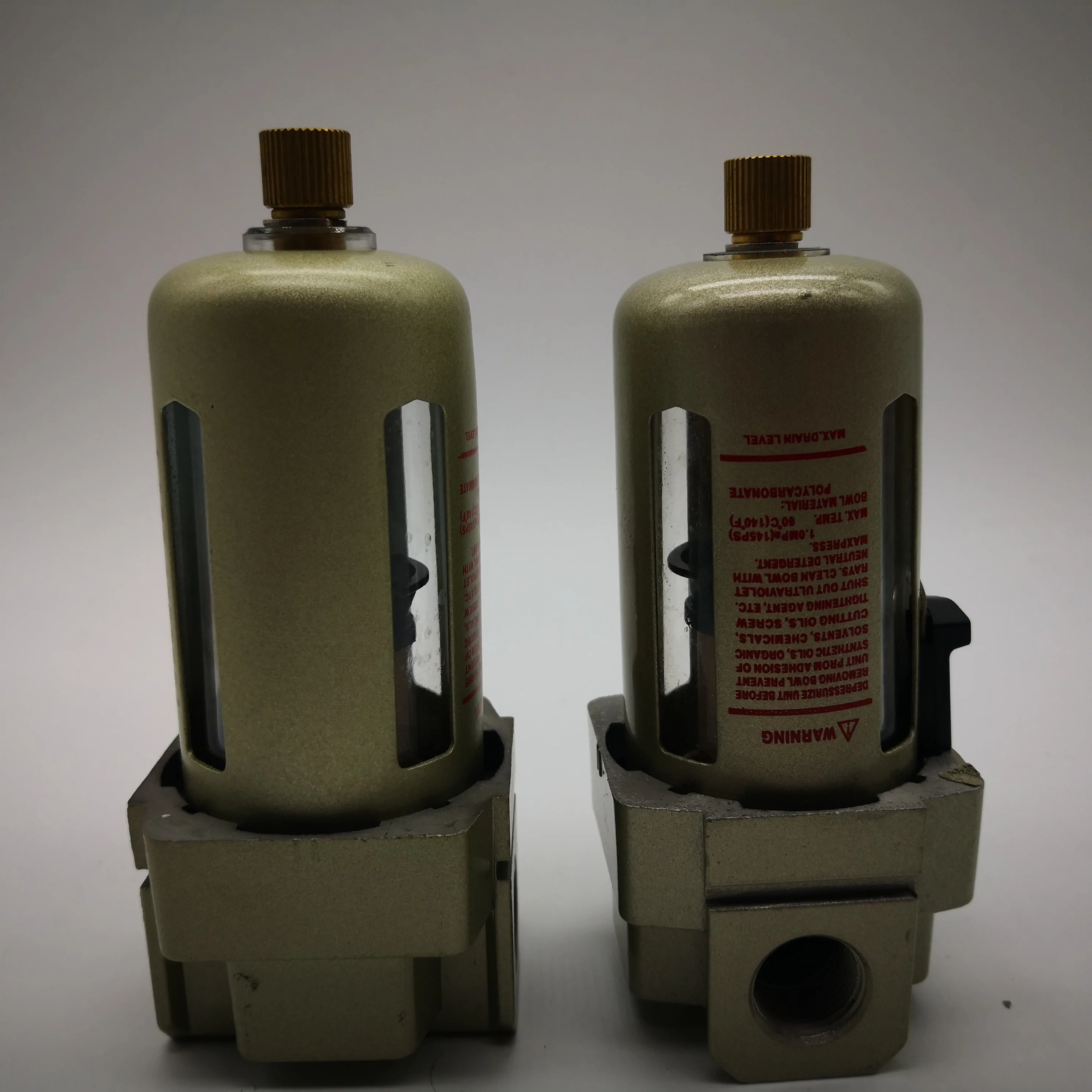 Air Compressor Filter Regulator | G1/2 & G3/4 Ports | Oil-Water Separator with Manual Drain - Thumbnail 5