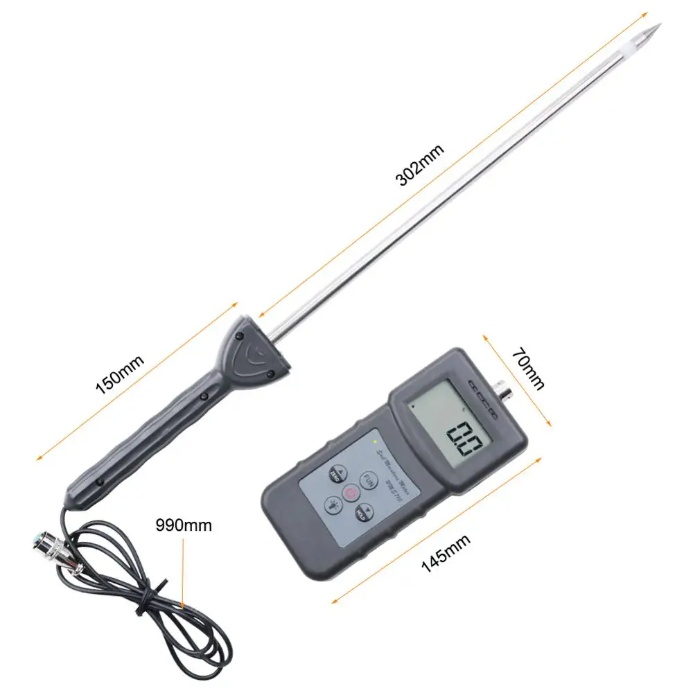 High-Precision Digital Soil Moisture Meter: LCD Hygrometer for Concrete, Cement & Sand - Thumbnail 3