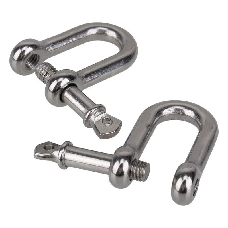 Steel Bow Shackle | M10 Screw Pin | For Boat Anchor Rigging - Thumbnail 4