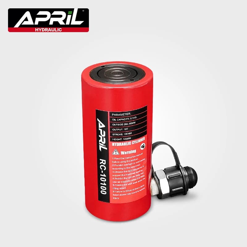 10-Ton Hydraulic Jack | 100mm Stroke Long Cylinder | Heavy-Duty Lifting Tool - Thumbnail 2