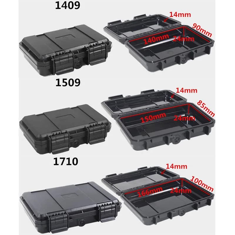 Airtight Toolbox | Waterproof Sealed Safety Case | Lockable with Pre-Cut Foam - Thumbnail 5