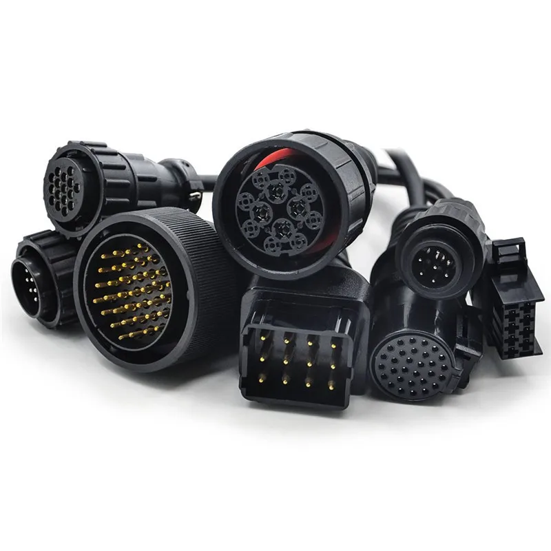 OBD2 Cable Set | 8-Piece Connector Kit for Truck & Car Diagnostic Readers - Thumbnail 4